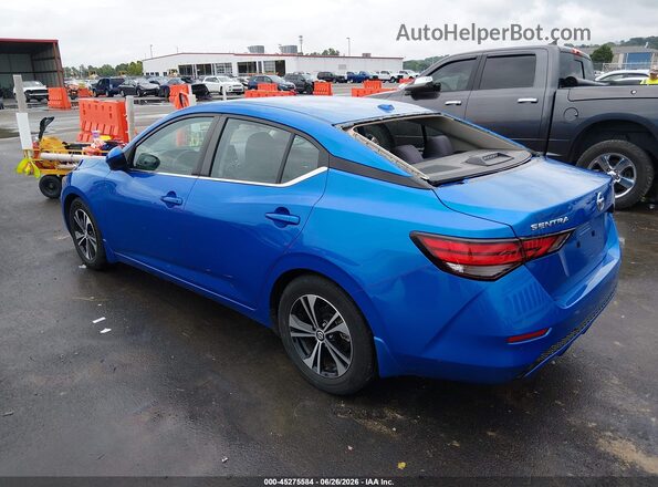 3N1AB8CV5PY306165 2023 NISSAN SENTRA Синий Задняя левая четверть