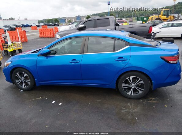3N1AB8CV5PY306165 2023 NISSAN SENTRA Синий Панорамный вид салона 360°