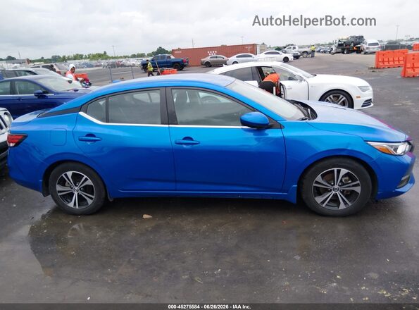 3N1AB8CV5PY306165 2023 NISSAN SENTRA Синий Вид задней части салона