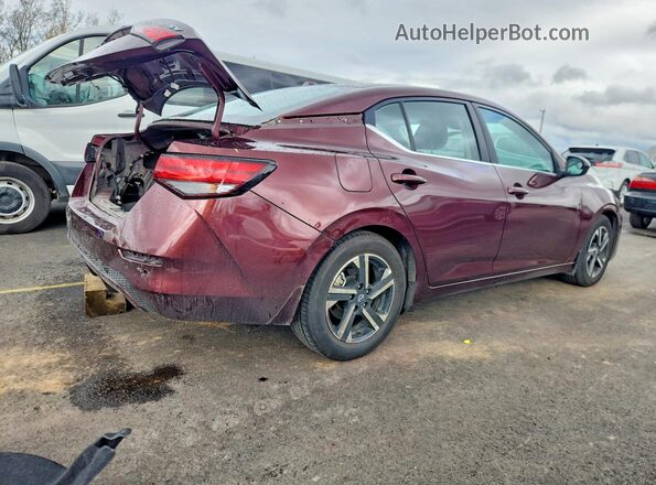 3N1AB8CV5RY209048 2024 NISSAN SENTRA Burgundy Tył prawy