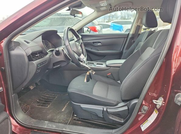 3N1AB8CV5RY209048 2024 NISSAN SENTRA Burgundy Widok wnętrza z przodu