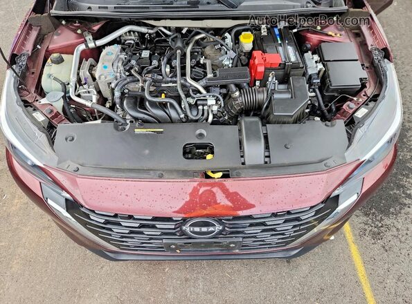 3N1AB8CV5RY209048 2024 NISSAN SENTRA Burgundy Widok wnętrza z tyłu