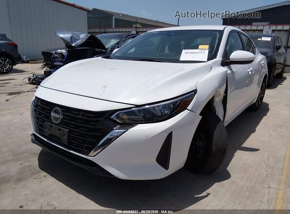 3N1AB8CV5RY289841 2024 NISSAN SENTRA White წინა მარცხენა ხედი სამი მეოთხედიდან