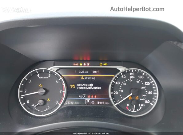 3N1AB8CV5RY289841 2024 NISSAN SENTRA White უკანა სავარძლების ხედი