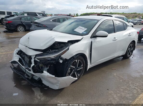 3N1AB8CV5RY357572 2024 NISSAN SENTRA Белый Передняя левая четверть