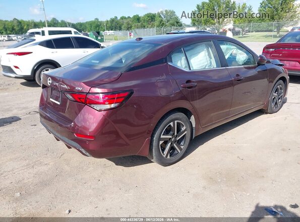 3N1AB8CV5RY384125 2024 NISSAN SENTRA Красный Задняя правая четверть