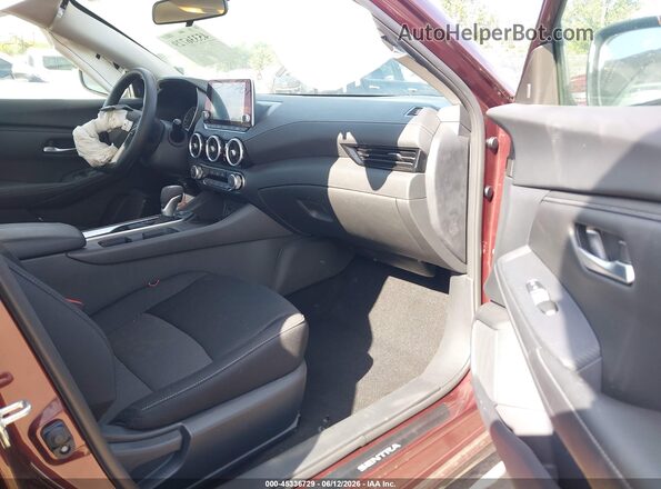 3N1AB8CV5RY384125 2024 NISSAN SENTRA Красный Вид салона спереди
