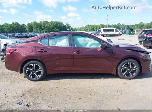 3N1AB8CV5RY384125 2024 NISSAN SENTRA Красный Вид задней части салона