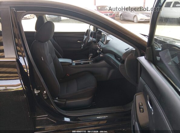 3N1AB8CV5RY389891 2024 NISSAN SENTRA Black Front interior view