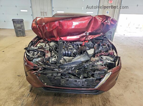 3N1AB8CV5RY391298 2024 NISSAN SENTRA Burgundy Դիմացի տեսք