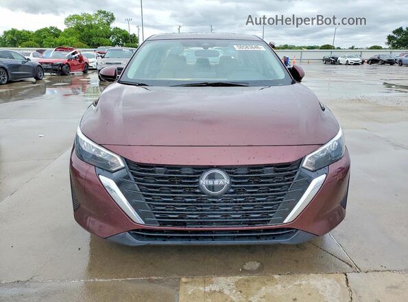 3N1AB8CV5SY222260 2025 NISSAN SENTRA Темно-бордовый Вид спереди
