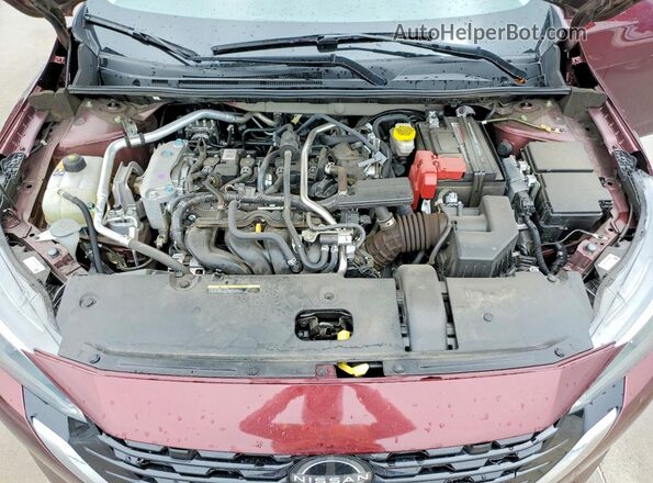 3N1AB8CV5SY222260 2025 NISSAN SENTRA Темно-бордовый Вид задней части салона