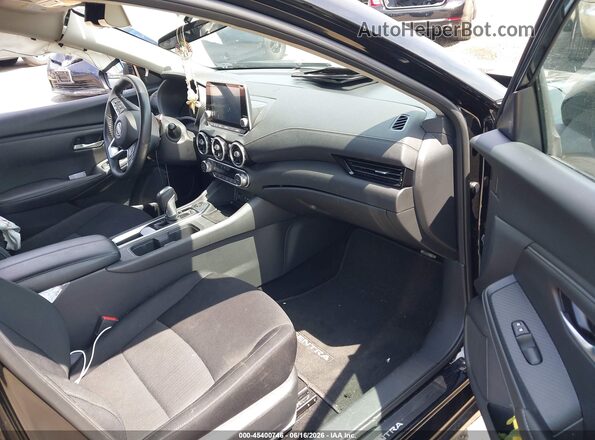 3N1AB8CV5SY258594 2025 NISSAN SENTRA Black Вид салону спереду