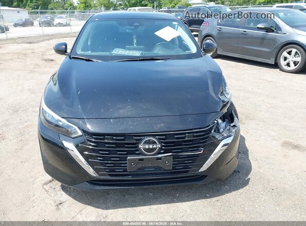3N1AB8CV5SY258594 2025 NISSAN SENTRA Black Вид щитка приладів