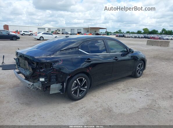 3N1AB8CV5SY340745 2025 NISSAN SENTRA Черный Задняя правая четверть