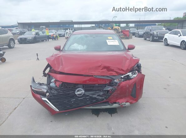 3N1AB8CV5SY366052 2025 NISSAN SENTRA Red Front view