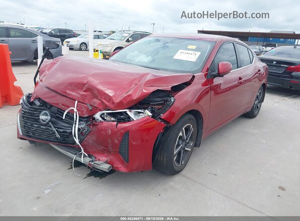 3N1AB8CV5SY366052 2025 NISSAN SENTRA Red Front left