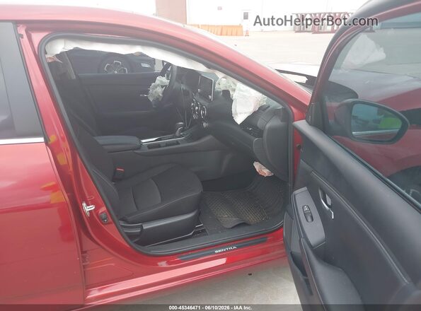 3N1AB8CV5SY366052 2025 NISSAN SENTRA Red Front interior view