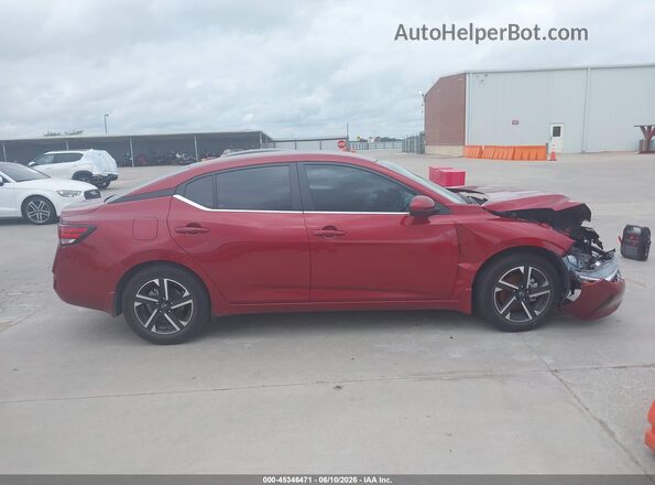 3N1AB8CV5SY366052 2025 NISSAN SENTRA Red Rear interior view