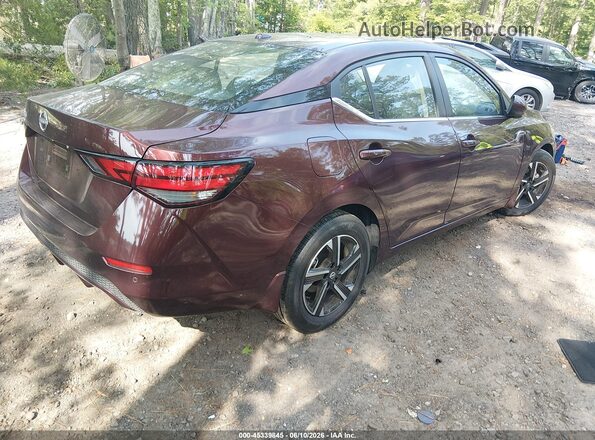 3N1AB8CV5SY408168 2025 NISSAN SENTRA Бордовый Задняя правая четверть