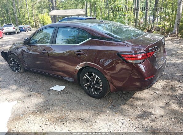 3N1AB8CV5SY408168 2025 NISSAN SENTRA Бордовый Задняя левая четверть