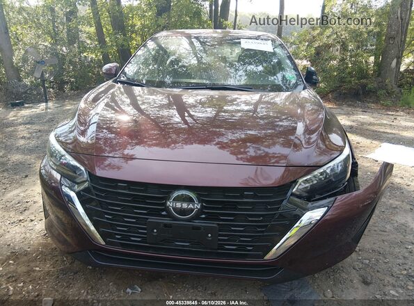 3N1AB8CV5SY408168 2025 NISSAN SENTRA Бордовый Вид щитка приборов