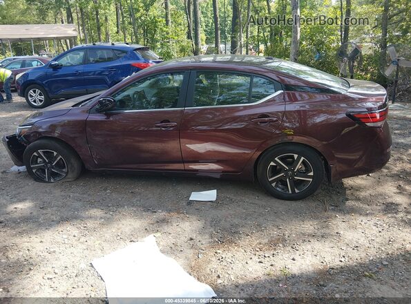3N1AB8CV5SY408168 2025 NISSAN SENTRA Бордовый Панорамный вид салона 360°