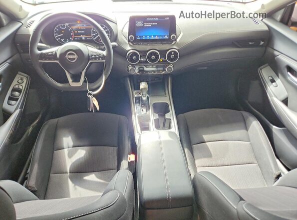 3N1AB8CV5SY409854 2025 NISSAN SENTRA White წინა პანელის ხედი