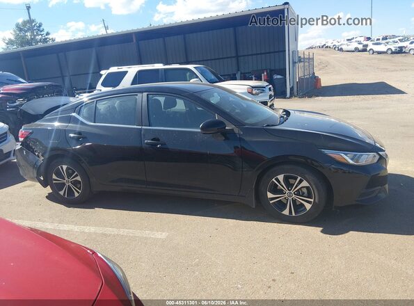 3N1AB8CV6LY290357 2020 NISSAN SENTRA Черный Вид задней части салона