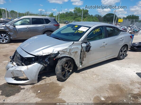 3N1AB8CV6MY223422 2021 NISSAN SENTRA Gray Vista tres cuartos delantera izquierda
