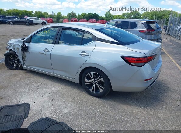 3N1AB8CV6MY223422 2021 NISSAN SENTRA Gray Trasero izquierdo
