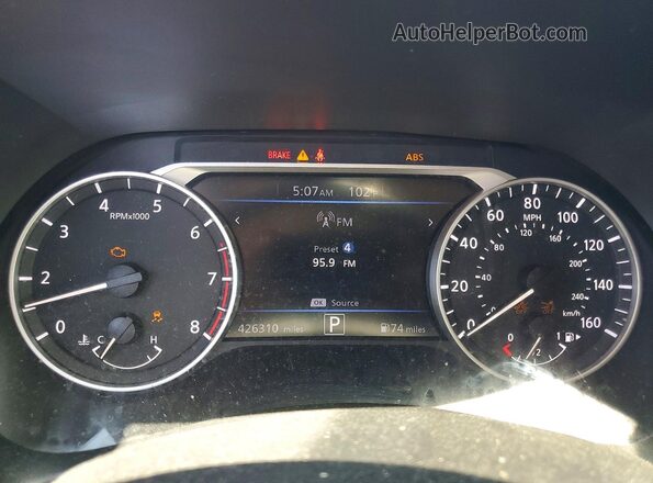 3N1AB8CV6MY241709 2021 NISSAN SENTRA Белый Вид щитка приборов