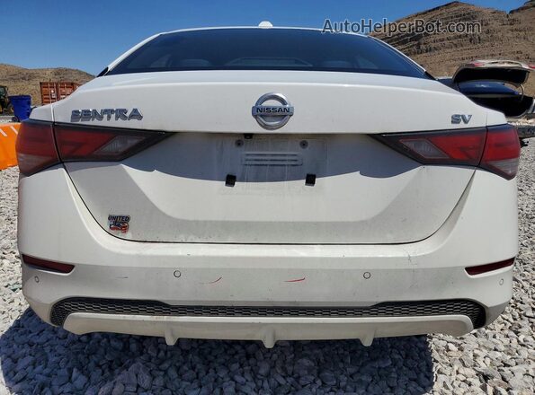 3N1AB8CV6MY241709 2021 NISSAN SENTRA Белый Вид сзади