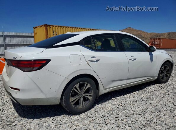 3N1AB8CV6MY241709 2021 NISSAN SENTRA Белый Задняя правая четверть