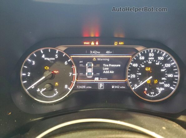 3N1AB8CV6NY242571 2022 NISSAN SENTRA Gray Instrument cluster view