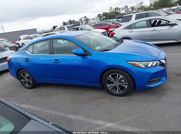 3N1AB8CV6PY228902 2023 NISSAN SENTRA Blue Rear interior view