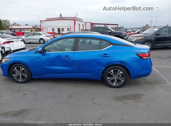 3N1AB8CV6PY228902 2023 NISSAN SENTRA Blue 360 interior view