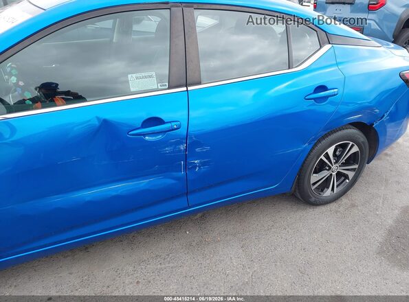 3N1AB8CV6PY228902 2023 NISSAN SENTRA Blue Front view