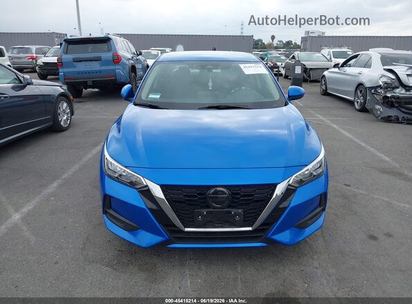 3N1AB8CV6PY228902 2023 NISSAN SENTRA Blue Instrument cluster view