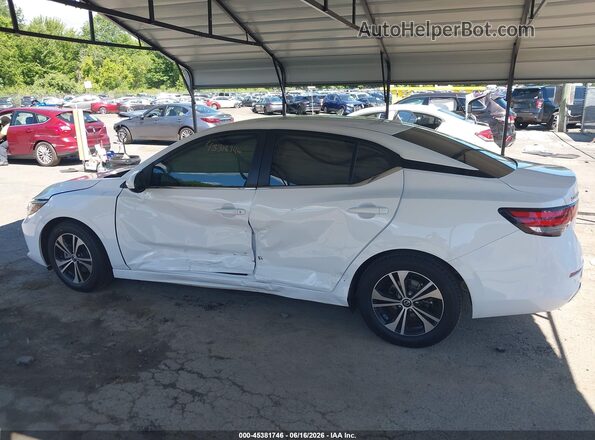 3N1AB8CV6PY265819 2023 NISSAN SENTRA White Սալոնի 360 աստիճան տեսք