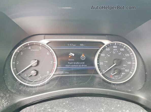 3N1AB8CV6PY291854 2023 NISSAN SENTRA Gray ხელსაწყოთა პანელის ხედი
