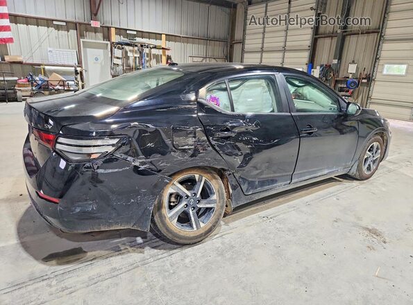 3N1AB8CV6RY204277 2024 NISSAN SENTRA Черный Задняя правая четверть