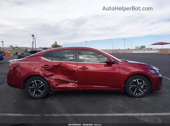 3N1AB8CV6RY242186 2024 NISSAN SENTRA Red Панорамний вид салону 360°