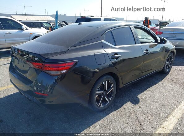 3N1AB8CV6RY249719 2024 NISSAN SENTRA Черный Задняя правая четверть