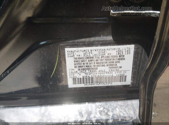 3N1AB8CV6RY265595 2024 NISSAN SENTRA Черный Вид подкапотного пространства