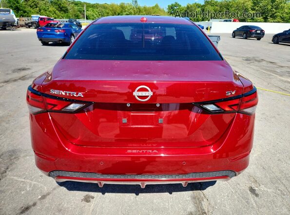 3N1AB8CV6RY267959 2024 NISSAN SENTRA Red Widok z tyłu