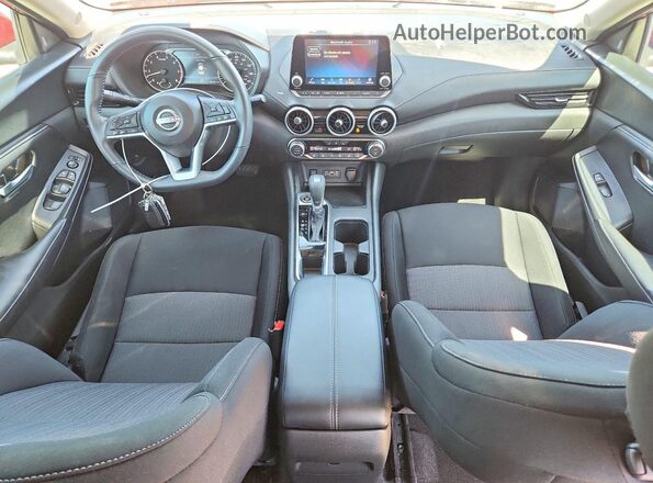 3N1AB8CV6RY267959 2024 NISSAN SENTRA Red Widok deski rozdzielczej