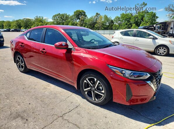 3N1AB8CV6RY267959 2024 NISSAN SENTRA Red Przód prawy