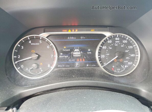 3N1AB8CV6RY331563 2024 NISSAN SENTRA Blue Instrument cluster view