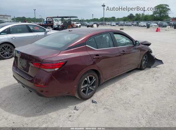 3N1AB8CV6SY210988 2025 NISSAN SENTRA Maroon Rear right